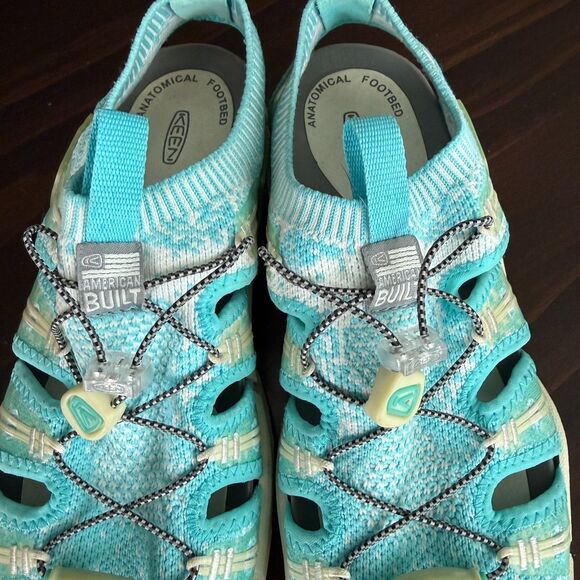 Size 6 - Keen Evofit One Knight Hiking Sandals Women’s Paloma Lake Blue - Picture 2 of 13
